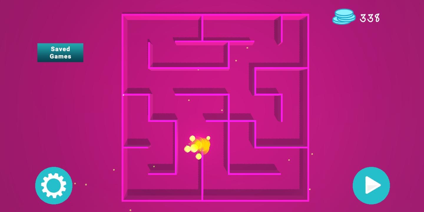 3d Maze Game Screenshot