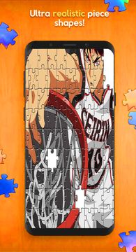 Kuroko no Jigsaw Puzzle Game Screenshot
