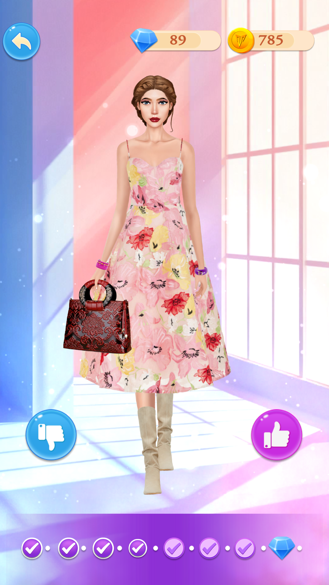 Fashion Dress up Makeup Show Game Screenshot