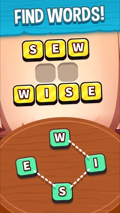 Screenshot of WordWhizzle Connect