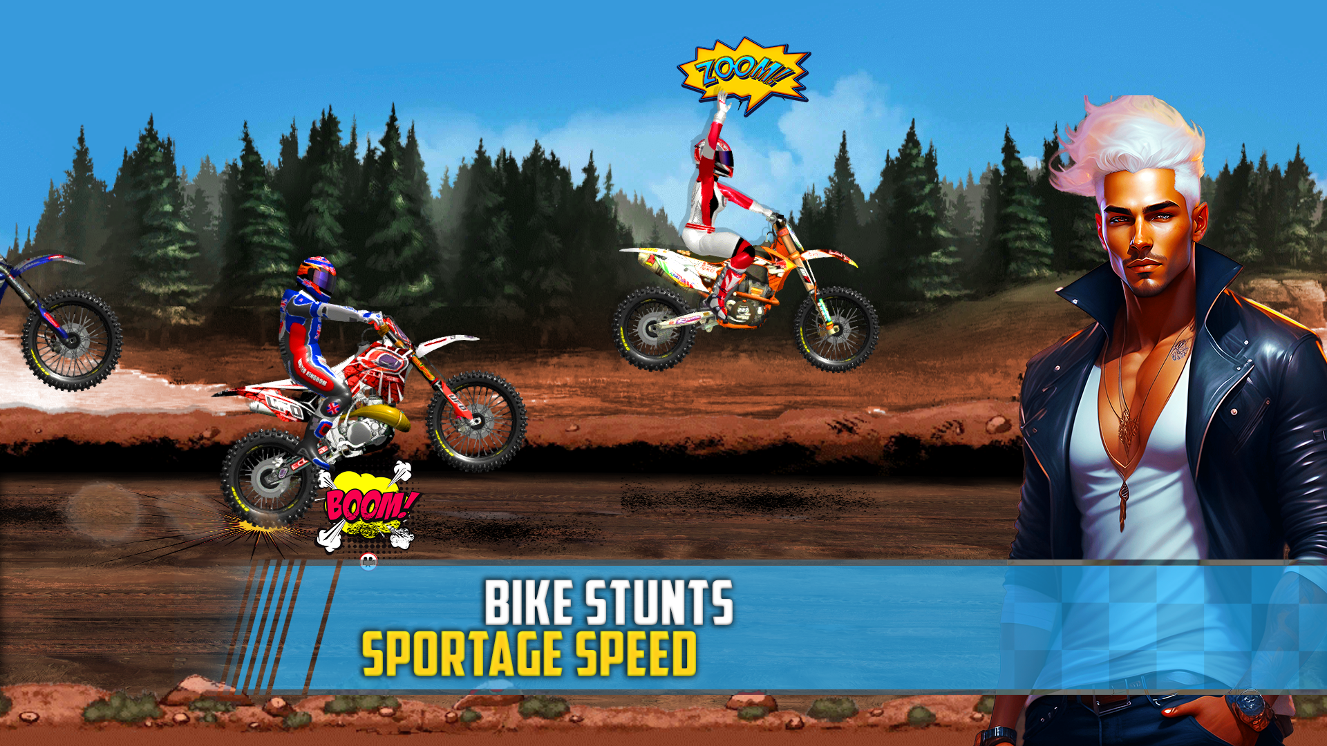 Racing stunt - Bike games 게임 스크린샷