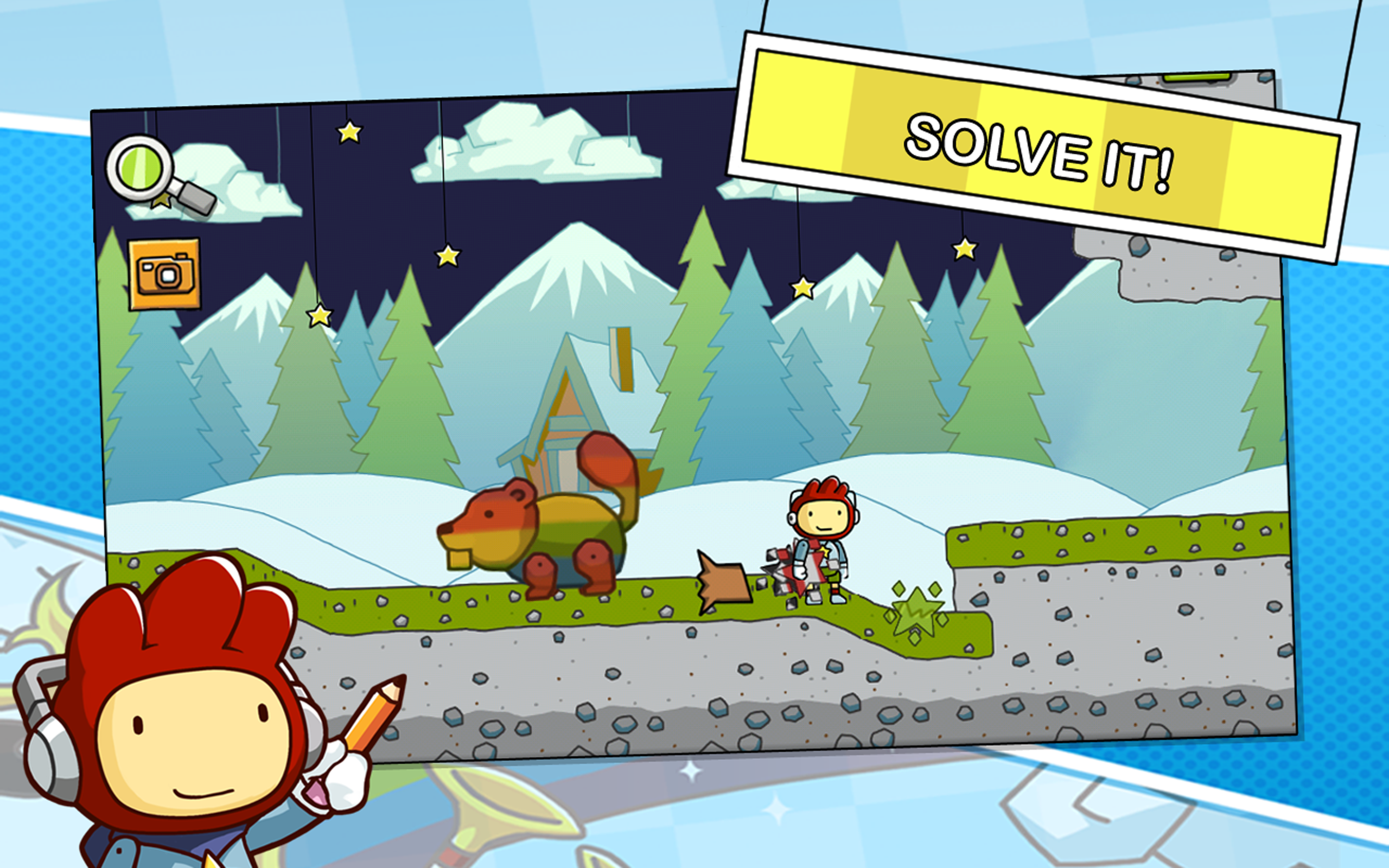 Scribblenauts Remix Game Screenshot