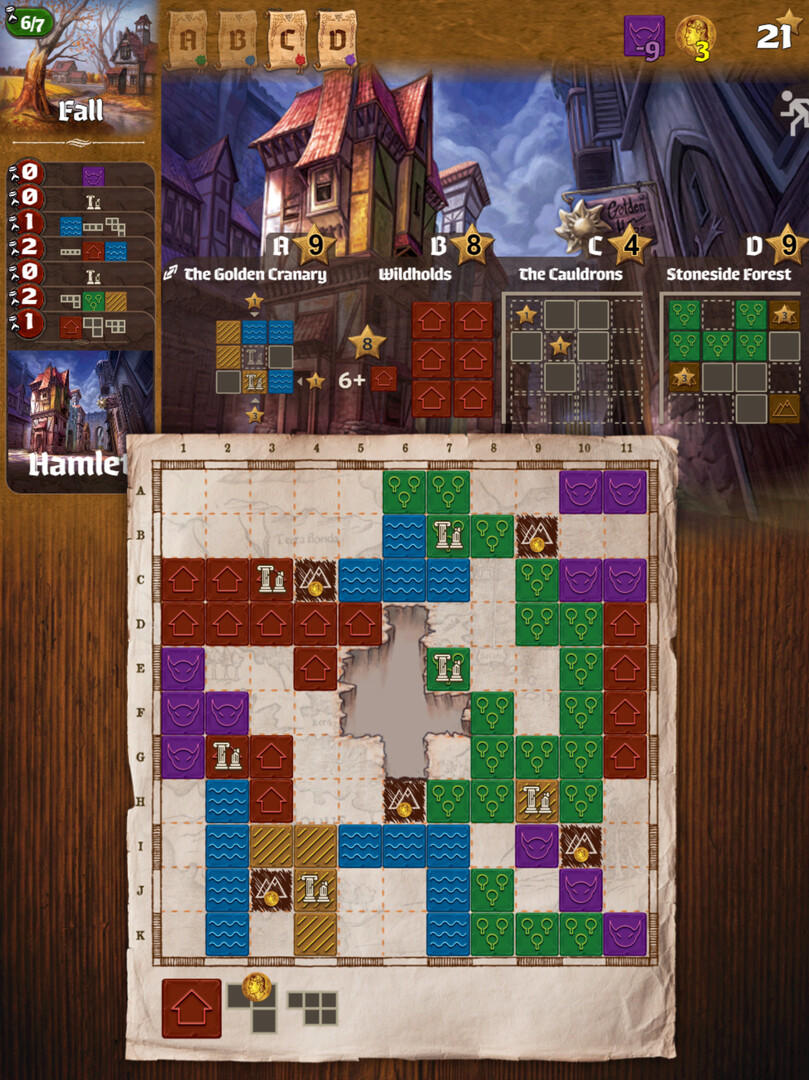 Cartographers Game Screenshot