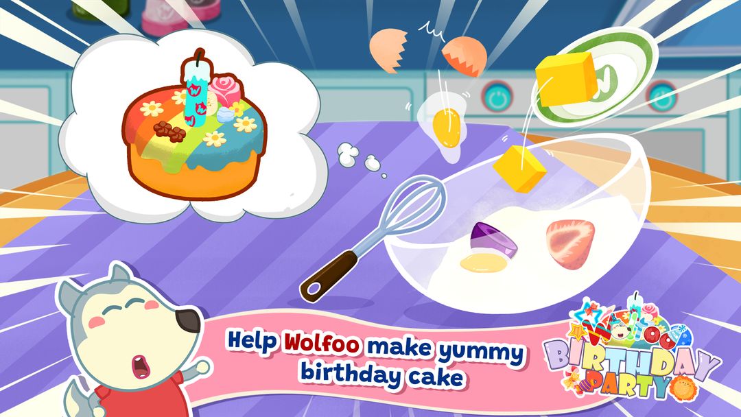 Wolfoo Birthday Party Planning ภาพหน้าจอเกม