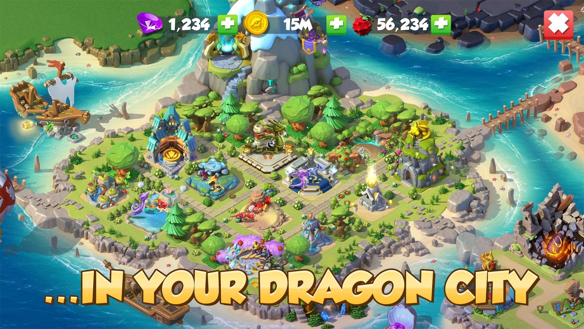 Cuplikan Layar Game Dragon Mania Legends