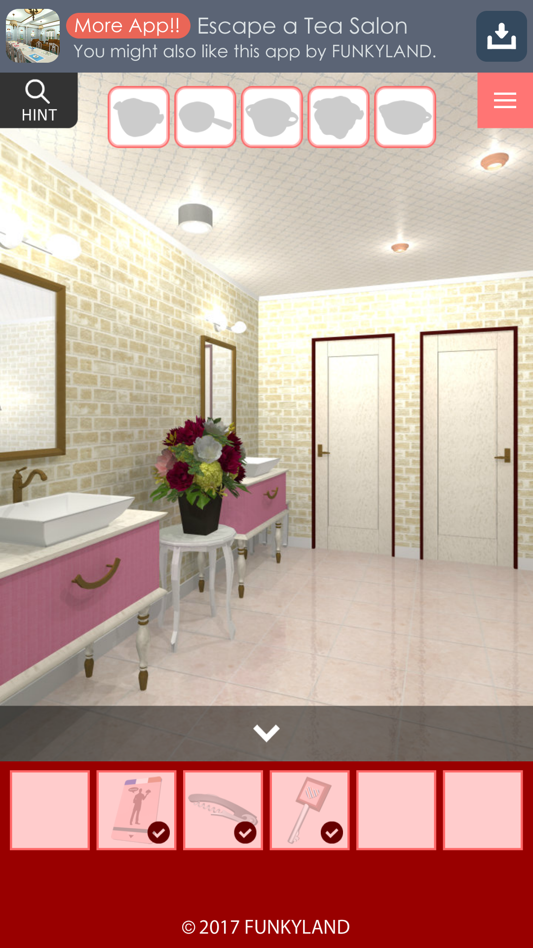 Escape a French Restaurant Game Screenshot