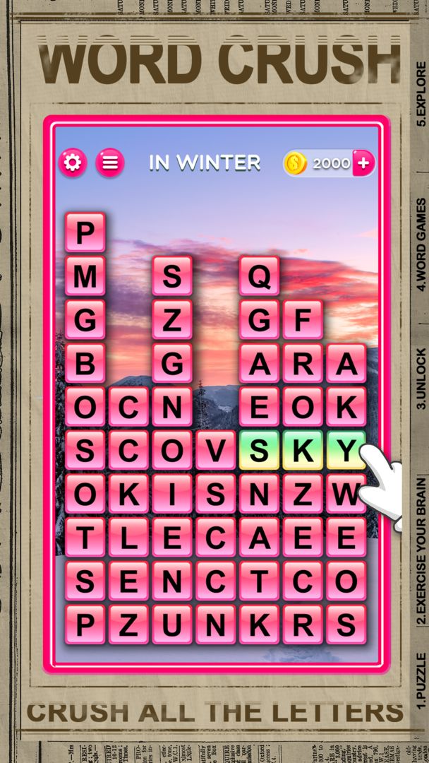 Word Crush - Fun Puzzle Game screenshot game