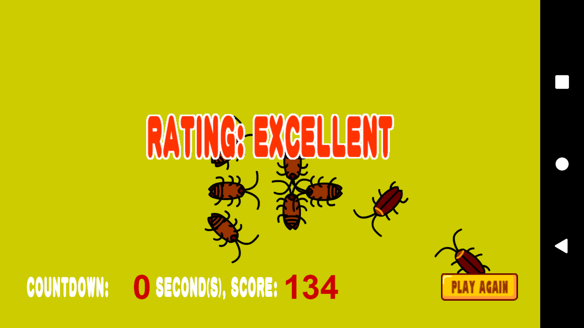 Slap the Roach Game Screenshot