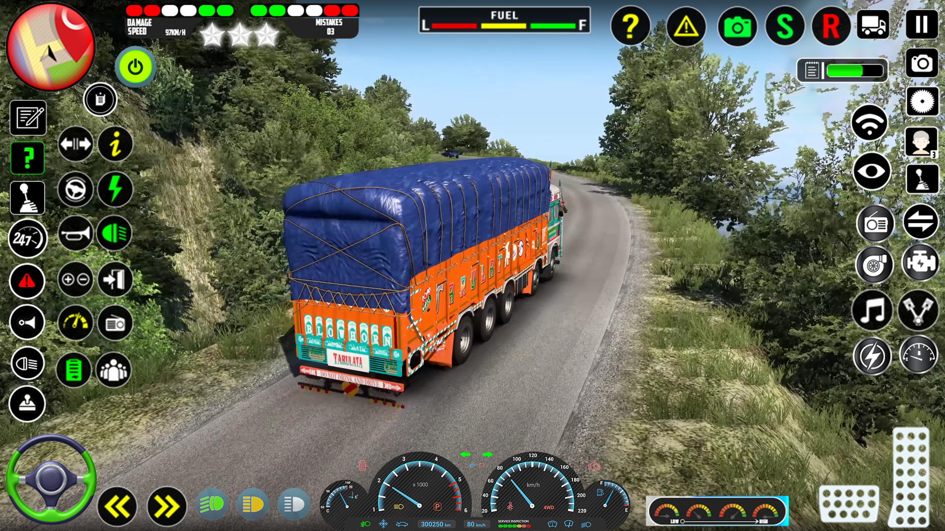 Screenshot of Heavy Indian Truck Game 2023
