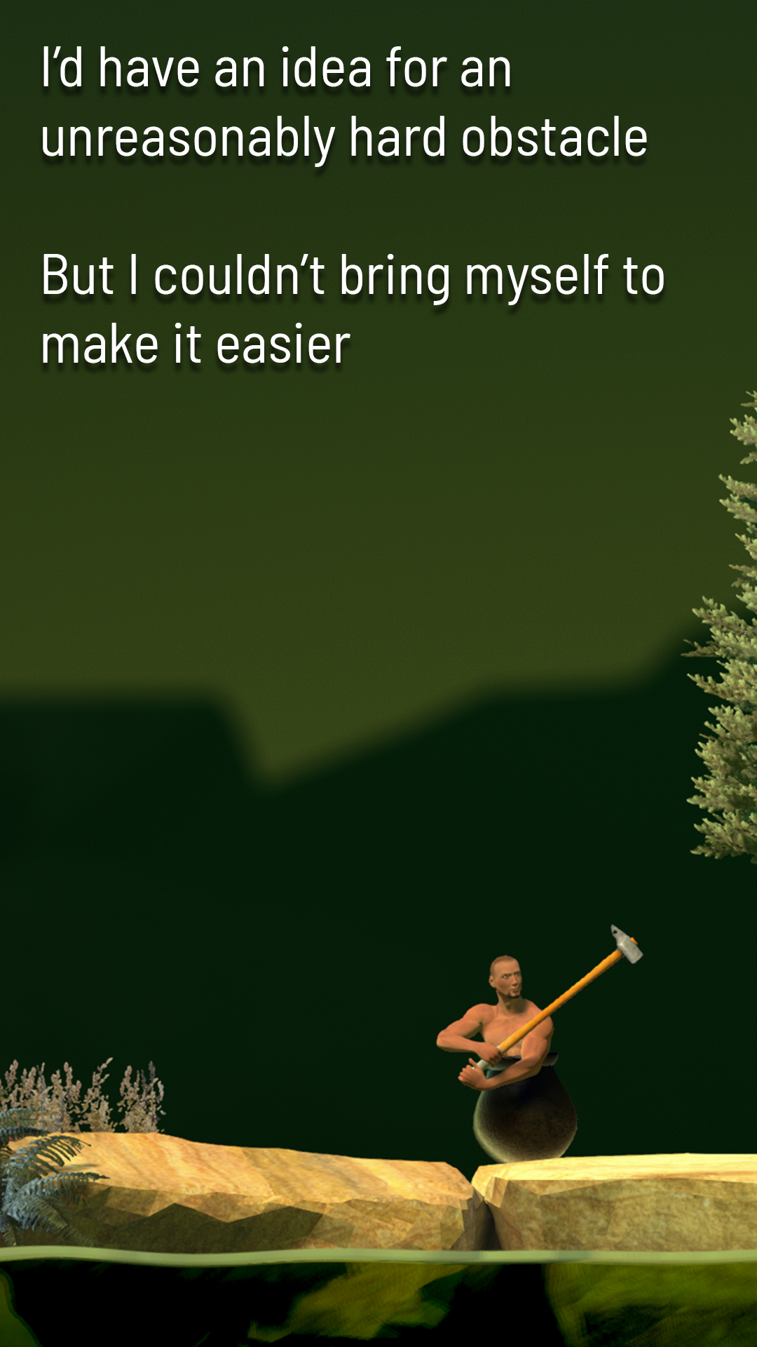 Getting Over It Game Screenshot