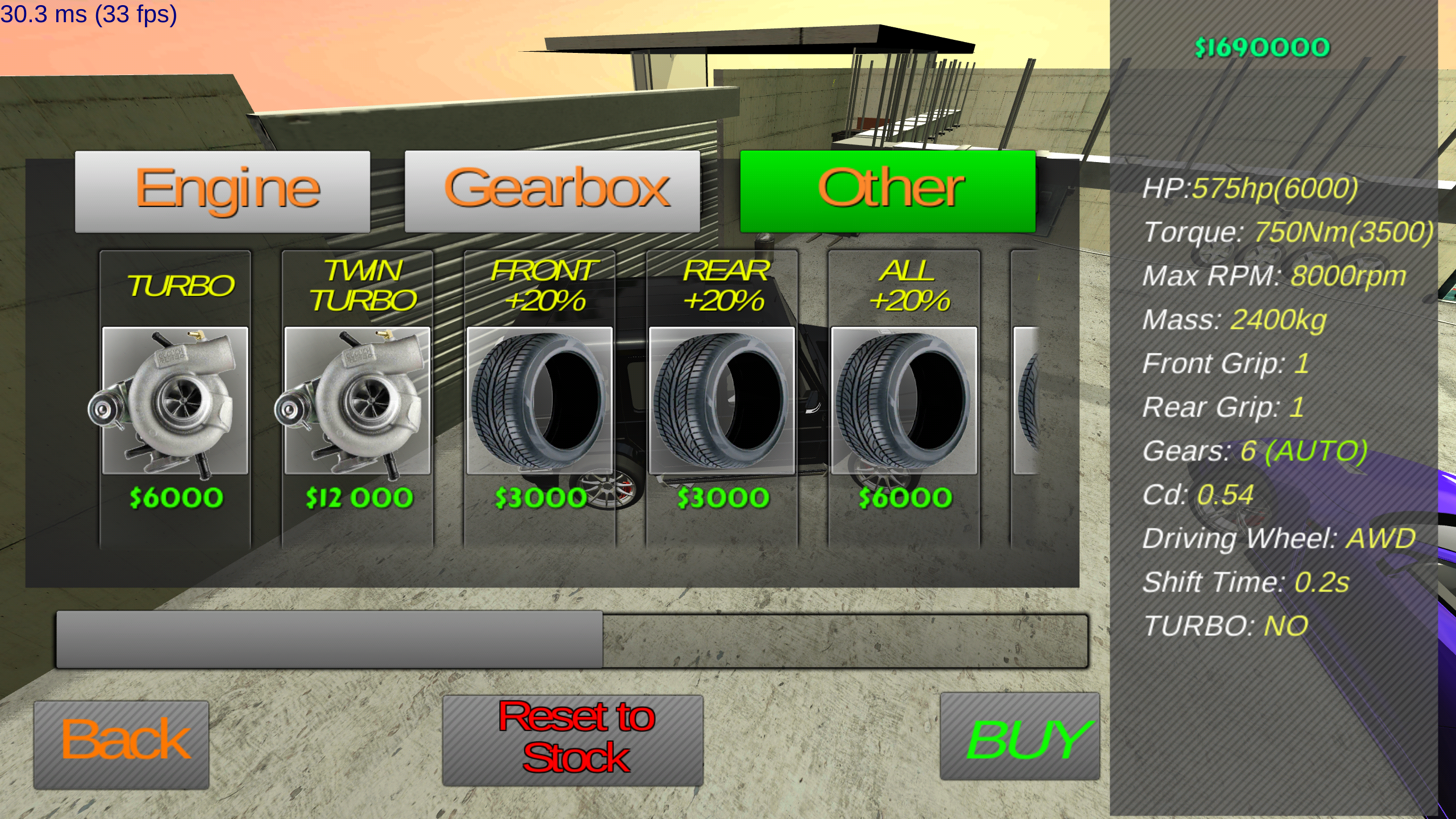 Скриншот игры Drag Racing 2