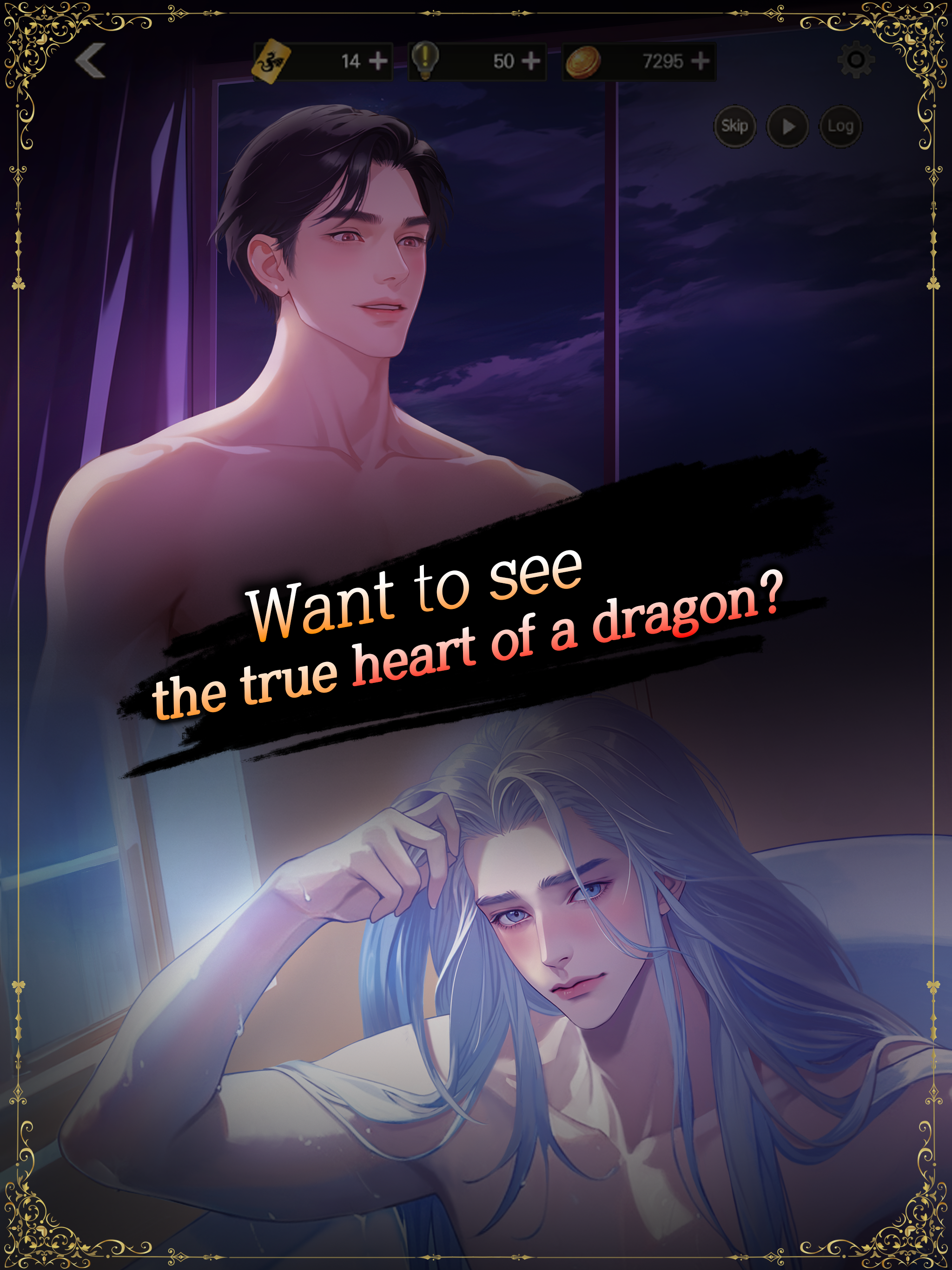 Kiss the Dragon: Fantasy otome Game Screenshot