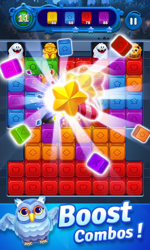 Magic Blast - Cube Puzzle Game ภาพหน้าจอเกม