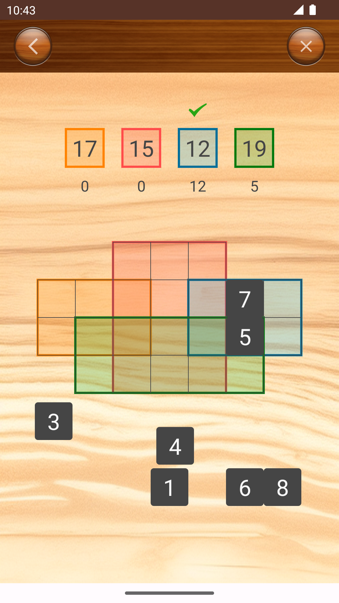 Place Numbers - Math Game Game Screenshot