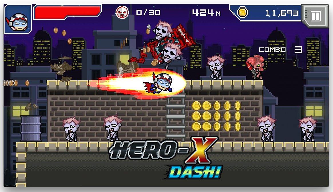 Screenshot 1 of HERO-X: พุ่ง! 1.0.3