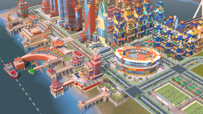 Screenshot 1 of ภาพทิวทัศน์ของเมือง: Sim Builder 