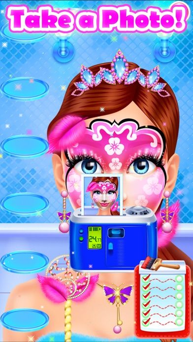 Screenshot of Face Paint Party Salon Games