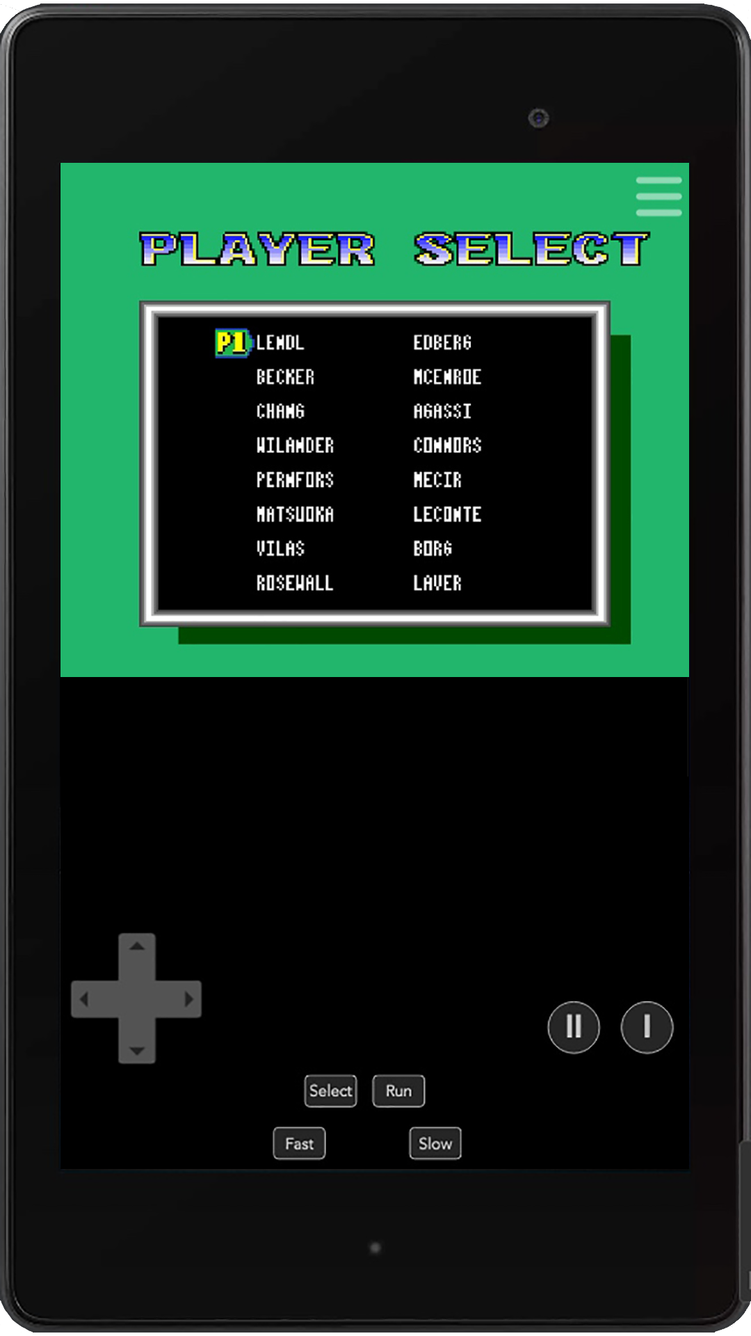 Final Match Tennis PCE Game Screenshot