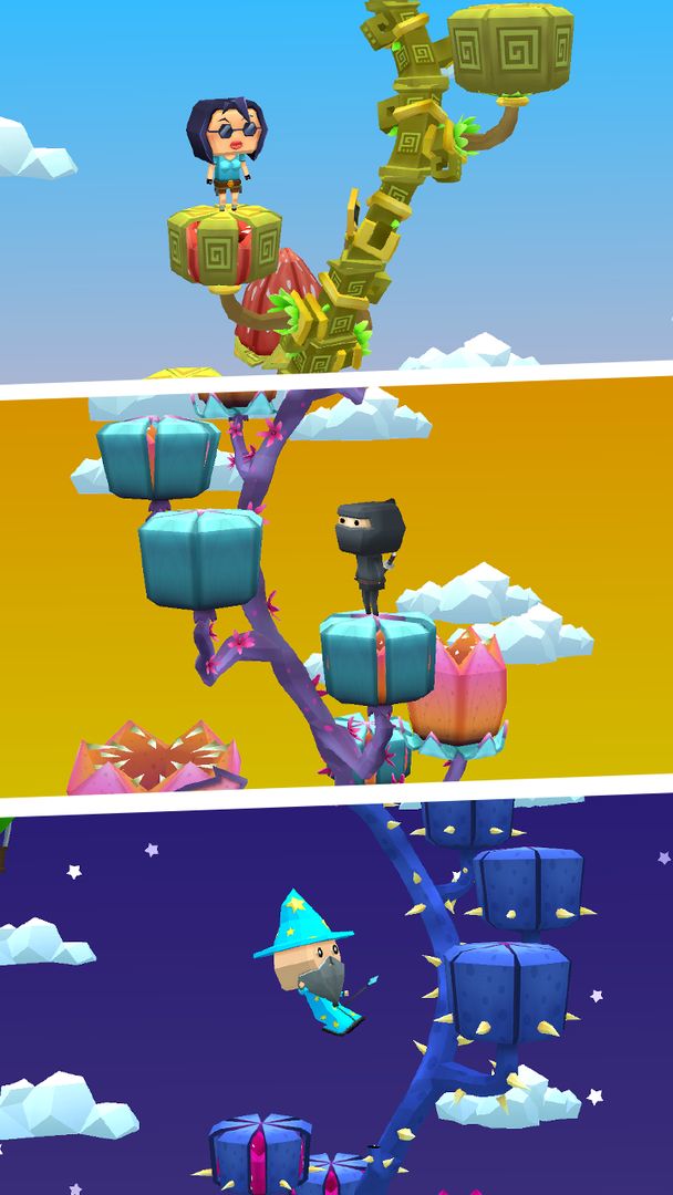 Jumpy Tree - Arcade Hopper 게임 스크린 샷