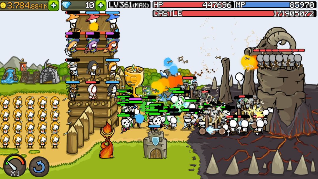 Screenshot of Grow Castle - Tower Defense
