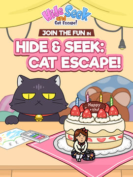 Hide and Seek: Cat Escape! Game Screenshot