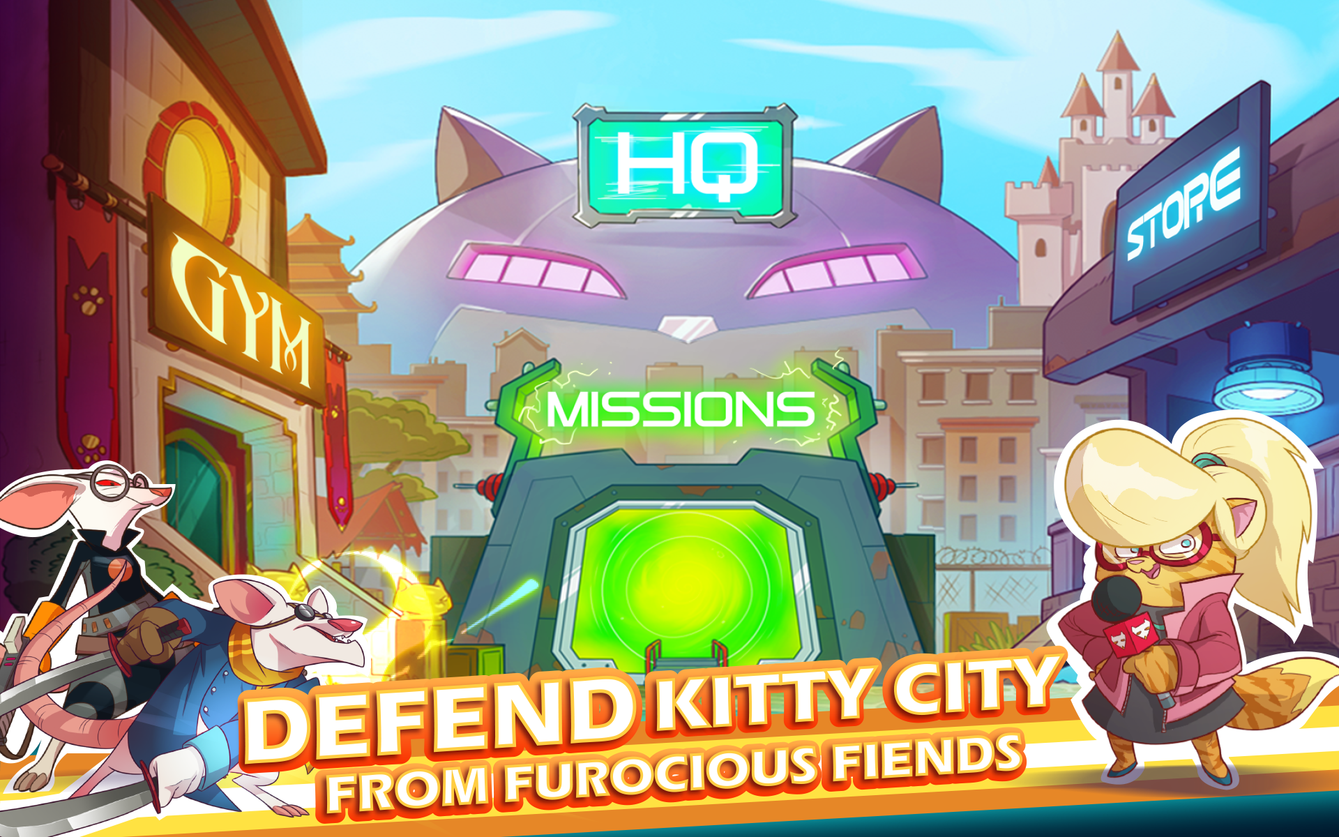 Cuplikan Layar Game 9 Lives: A Tap Cats RPG
