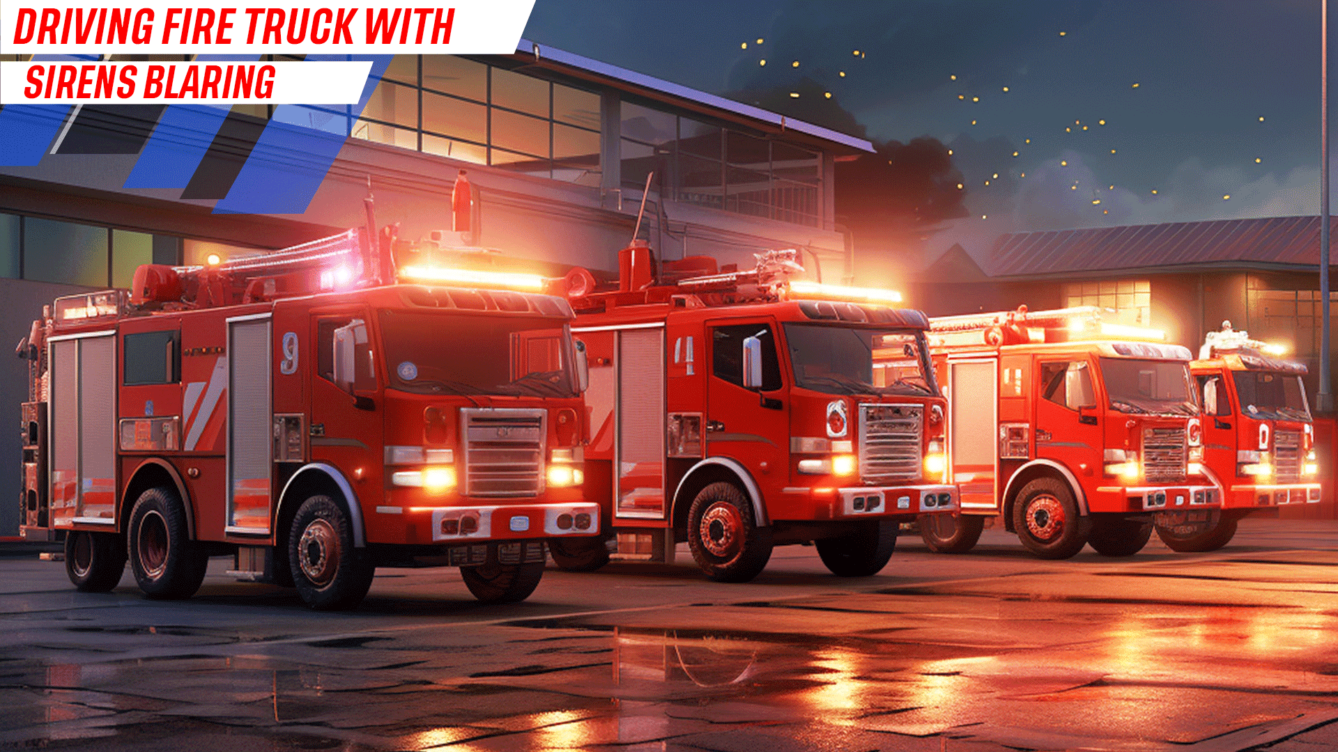 Screenshot of US Firefighter:Fire Truck Game