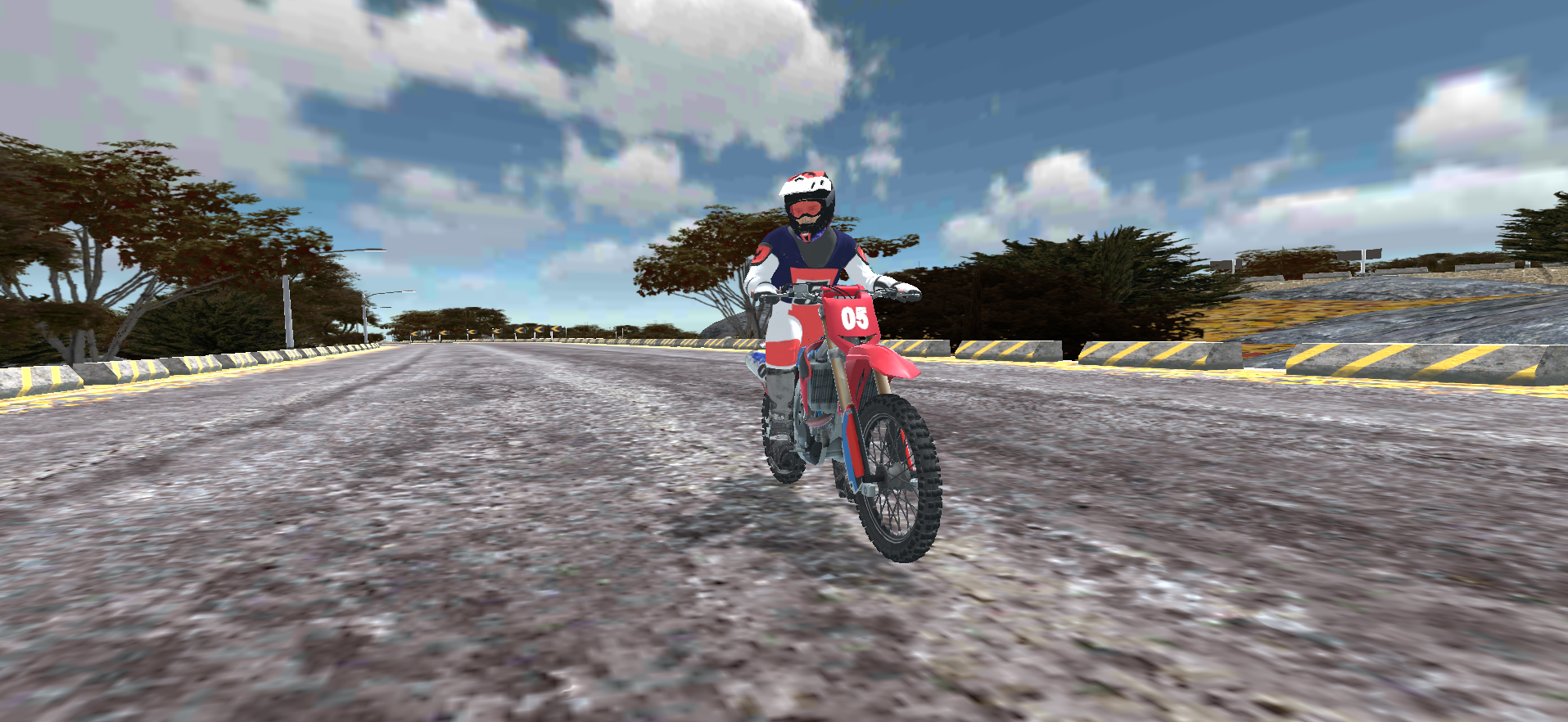 Motocross Racing Simulator Game Screenshot