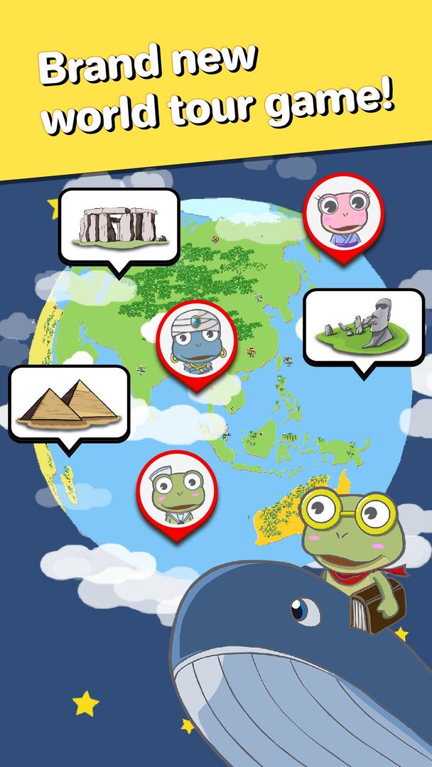 Screenshot of Foodie Frog - World Tour