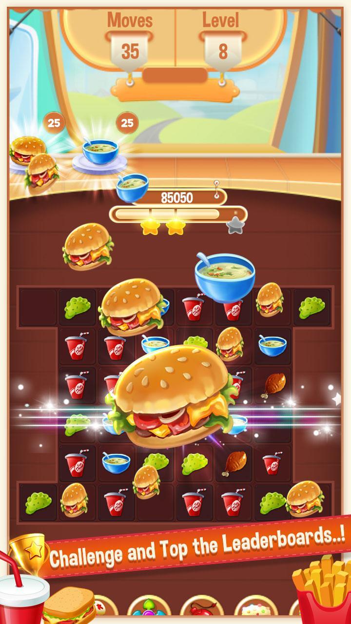 Burger Mania ゲームのスクリーンショット