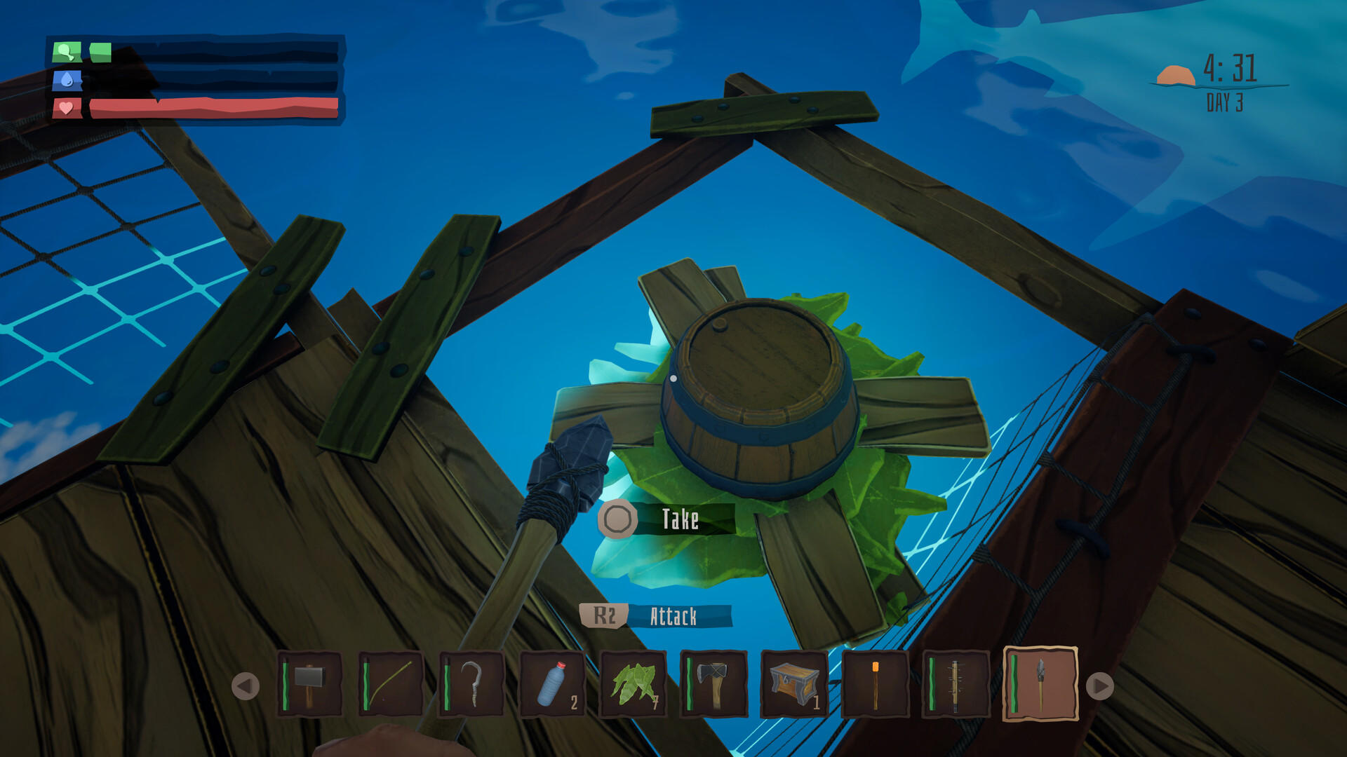 Survival Raft Simulator - Lost at Sea 게임 스크린 샷