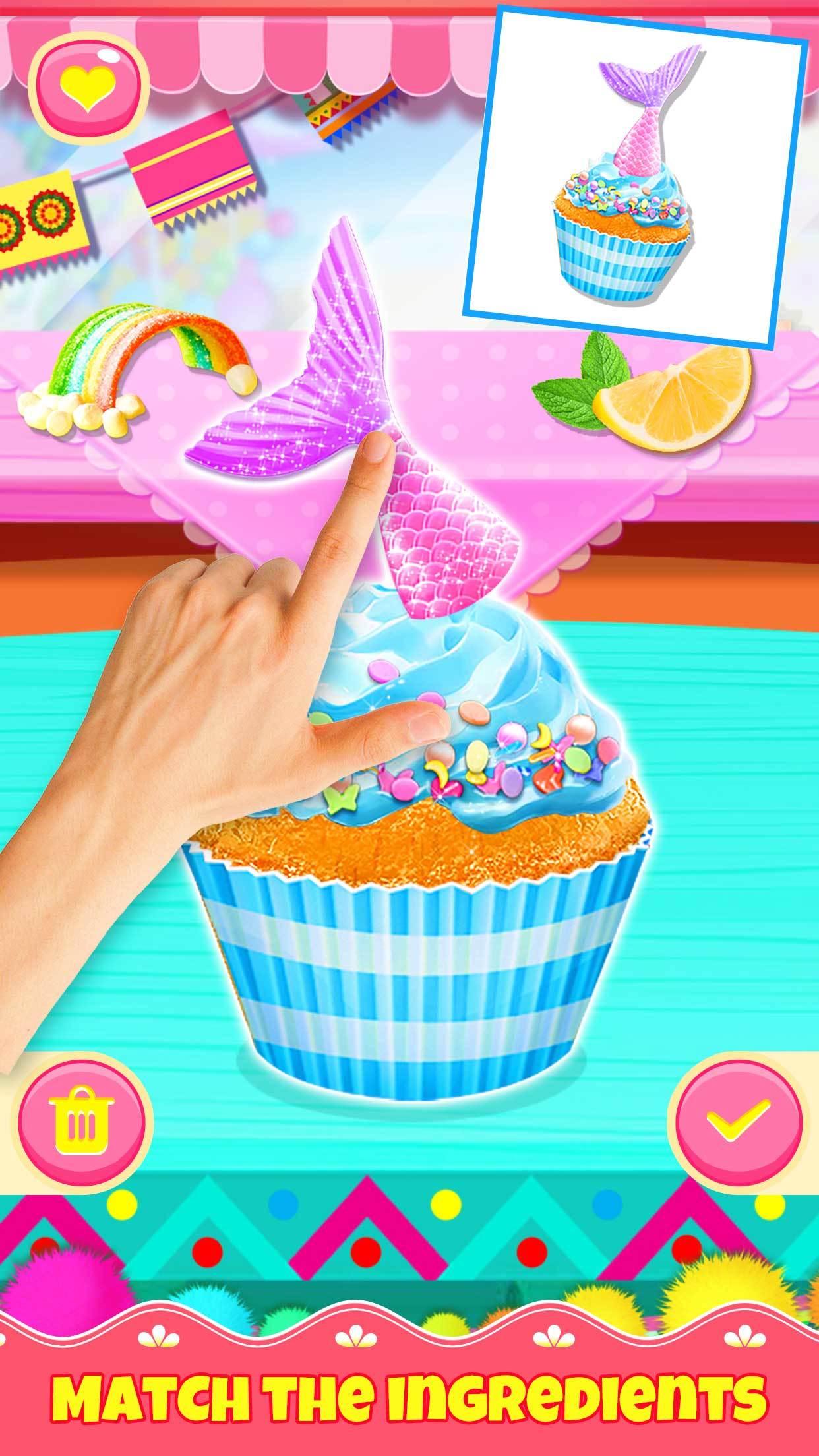 Cupcake Games Food Cooking Game Screenshot