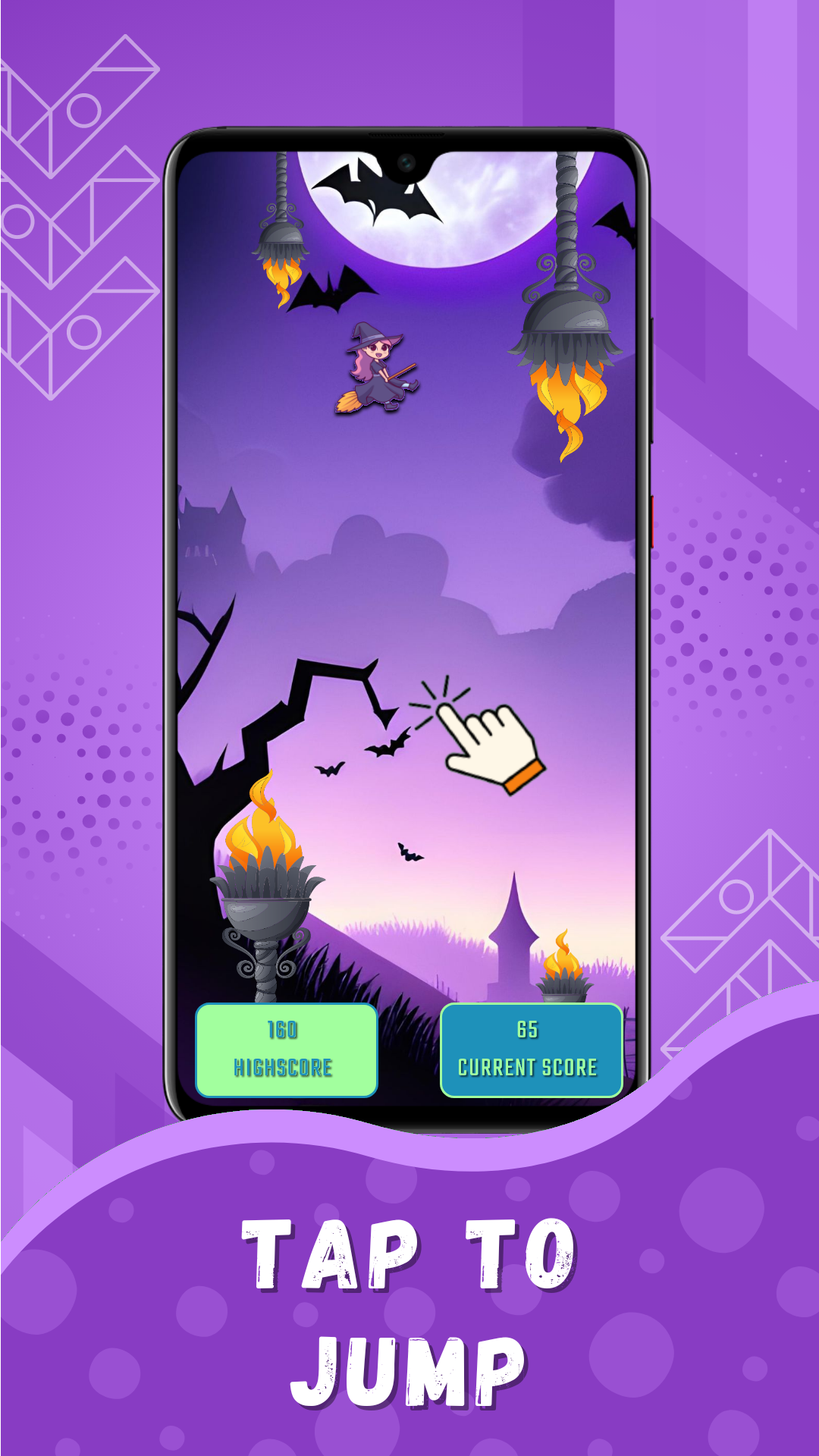 Bingo Spooky Flappy Game Screenshot