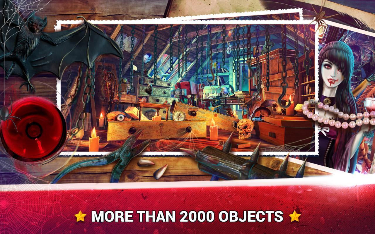 Hidden Objects Vampires Temple Game Screenshot