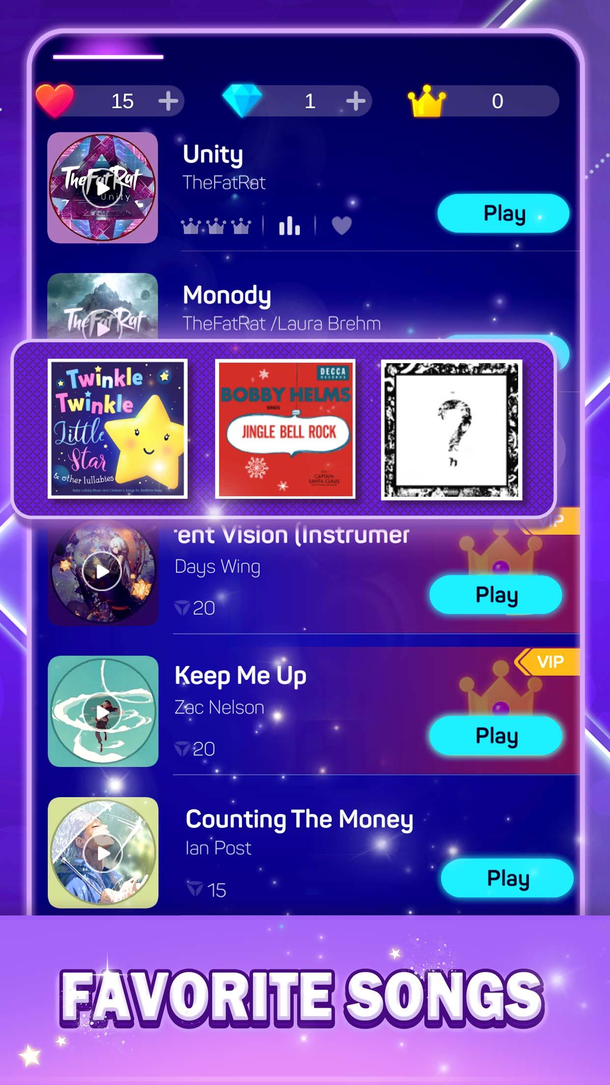 Screenshot of Dancing Line:rhythm game