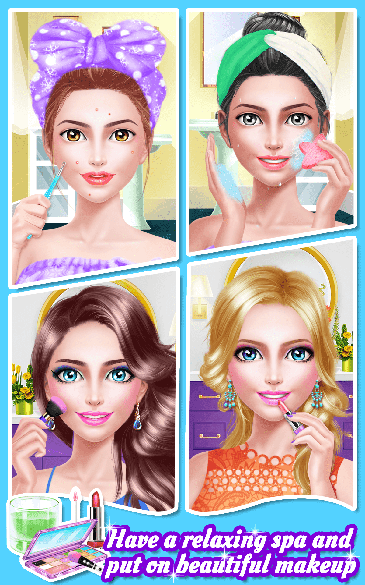 Mommy & Girl Family Fun Salon Game Screenshot