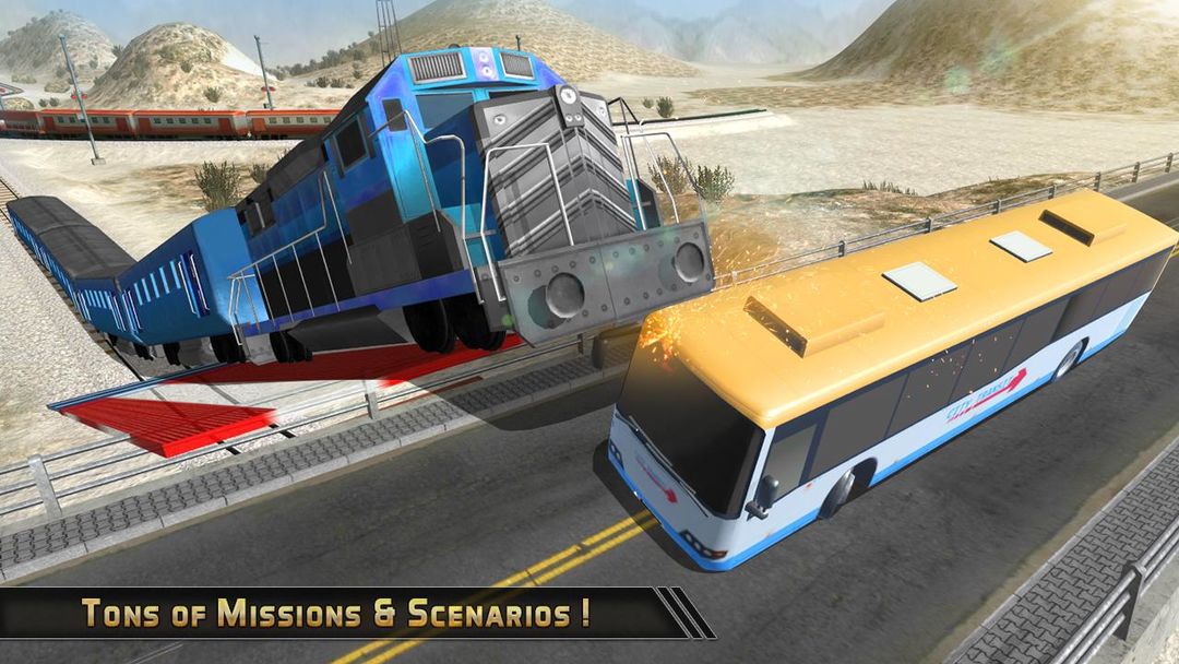 Train Jump Impossible Mega Ramp screenshot game