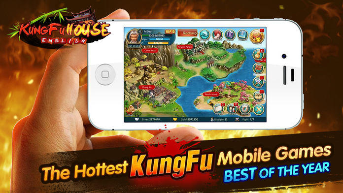 Скриншот игры Kung fu house