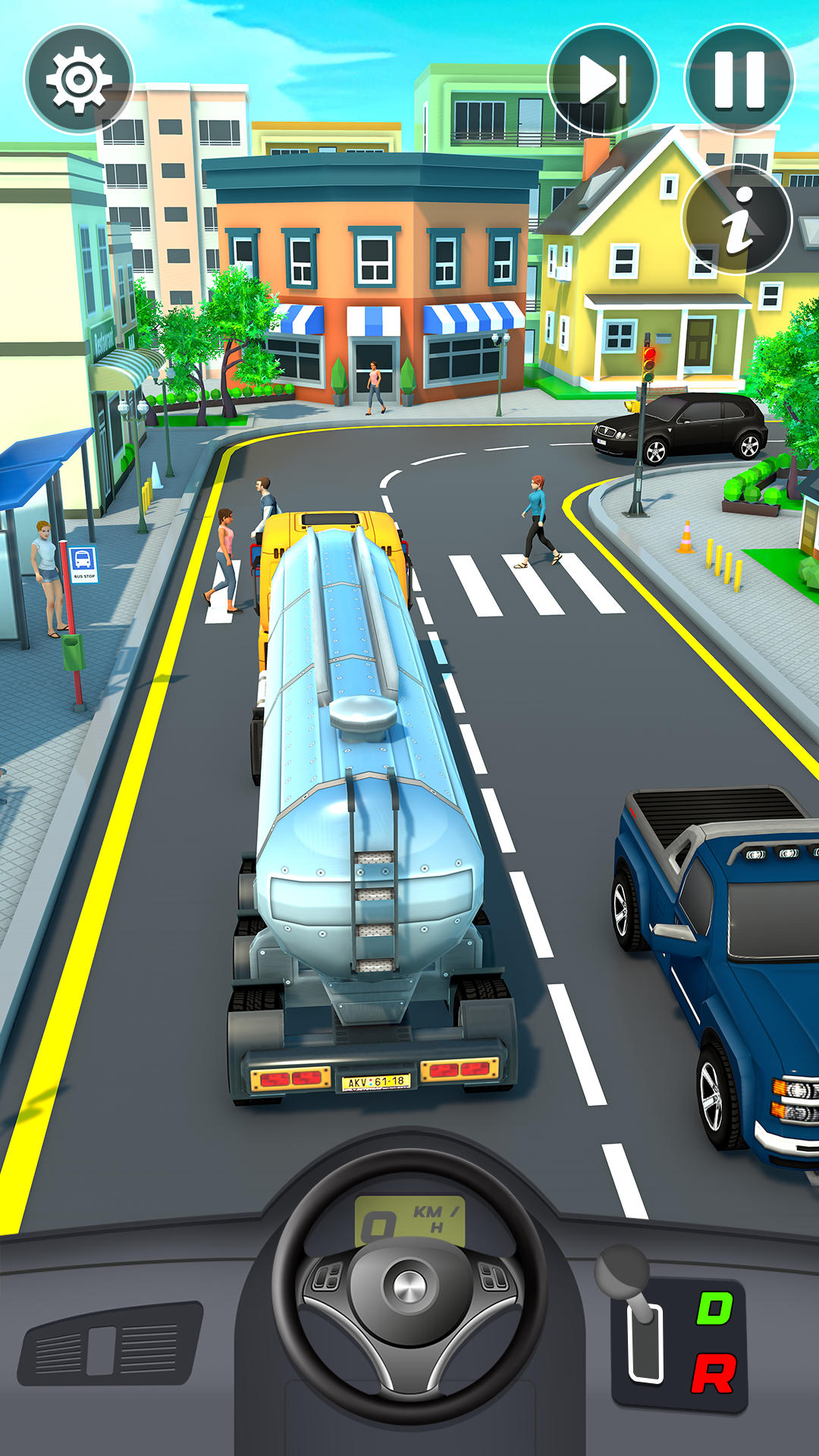 Vehicle Simulator Driving Zone Game Screenshot