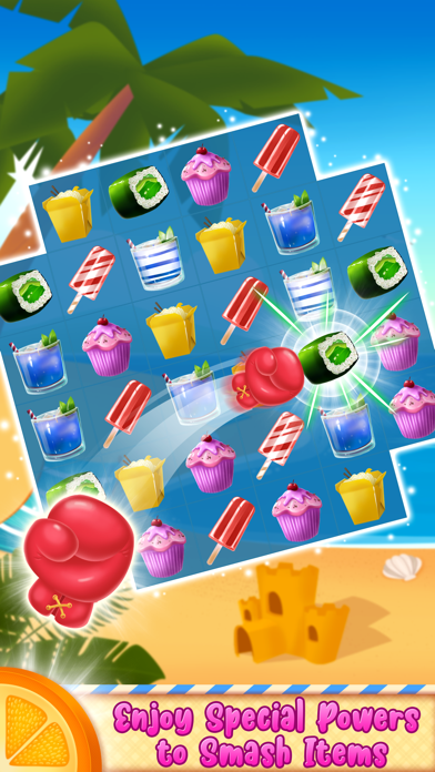 Cuplikan Layar Game Liz Food Crush 2