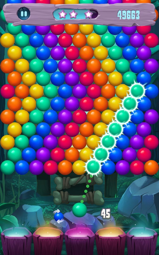 Screenshot of Voodoo Bubbles