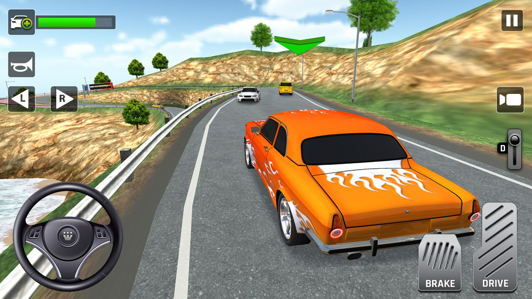 도심 택시 운전: 운전 시뮬레이터 게임 게임 스크린 샷