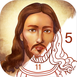 Bible Coloring - Color By Number, Free Bible Game