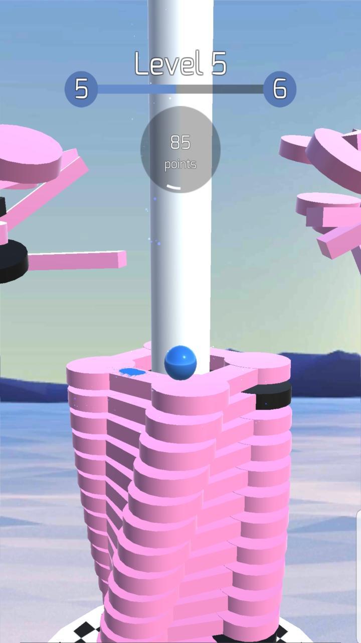 Screenshot of Stack Tower Ball