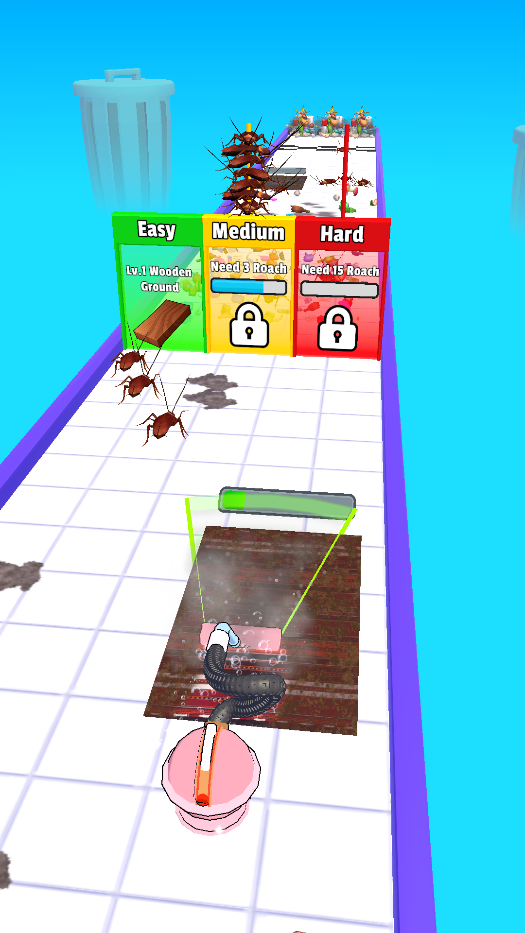Captura de Tela do Jogo Cleaning Rush