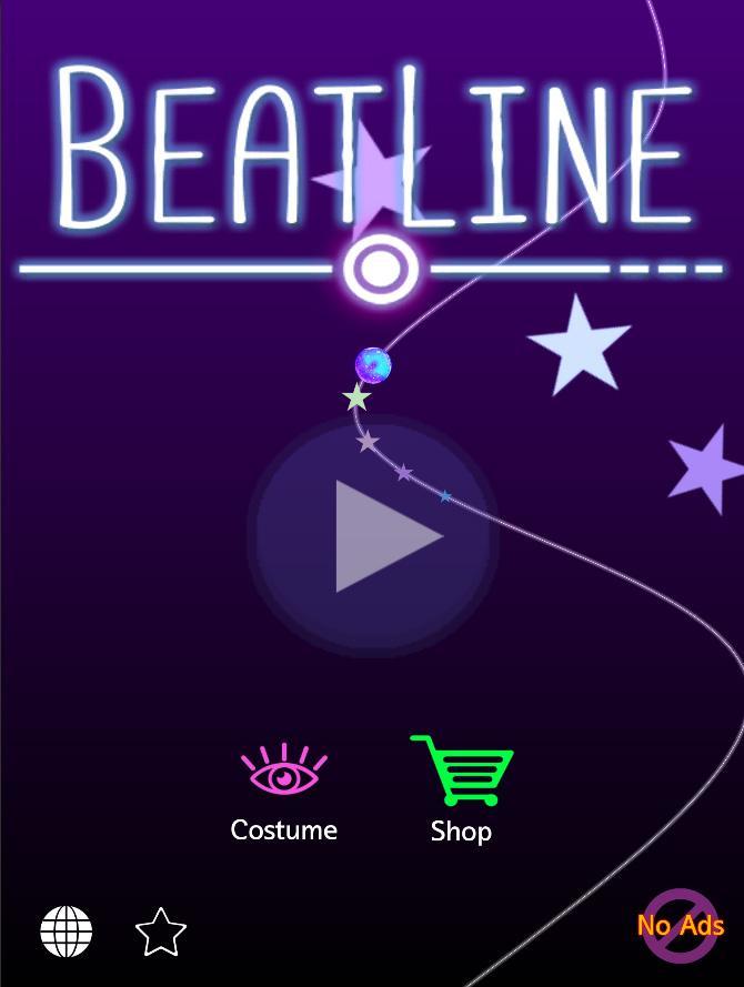 Screenshot of BeatLine