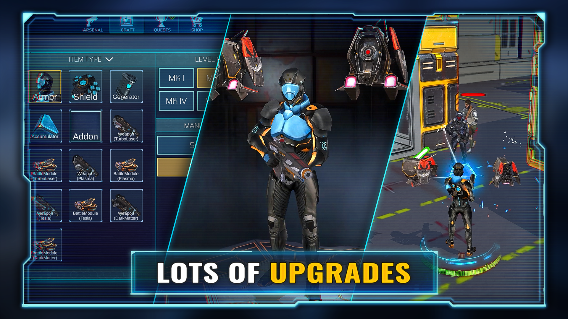 LVL36: Battle Drones screenshot game