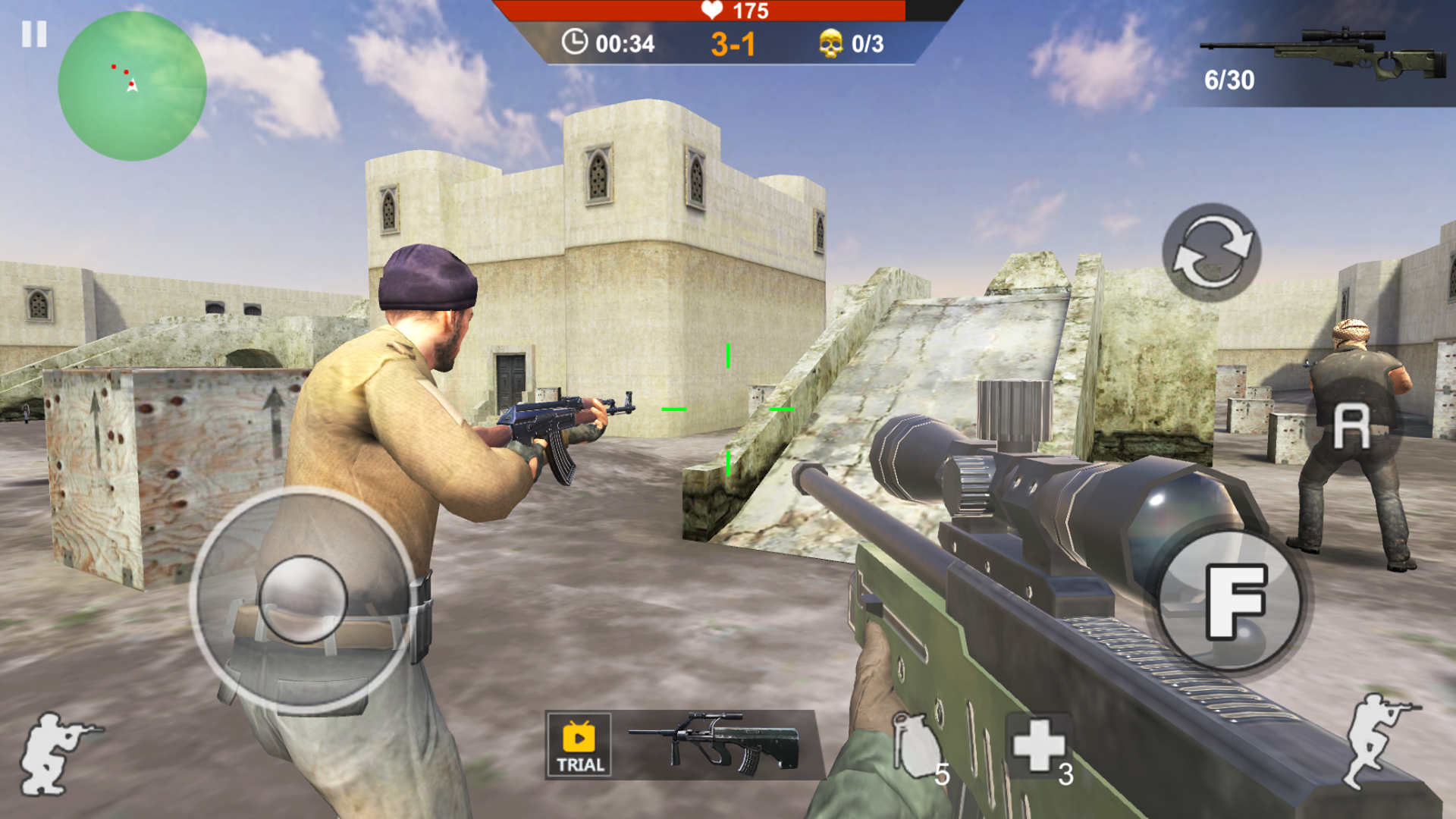 Shoot Strike War Fire ภาพหน้าจอเกม