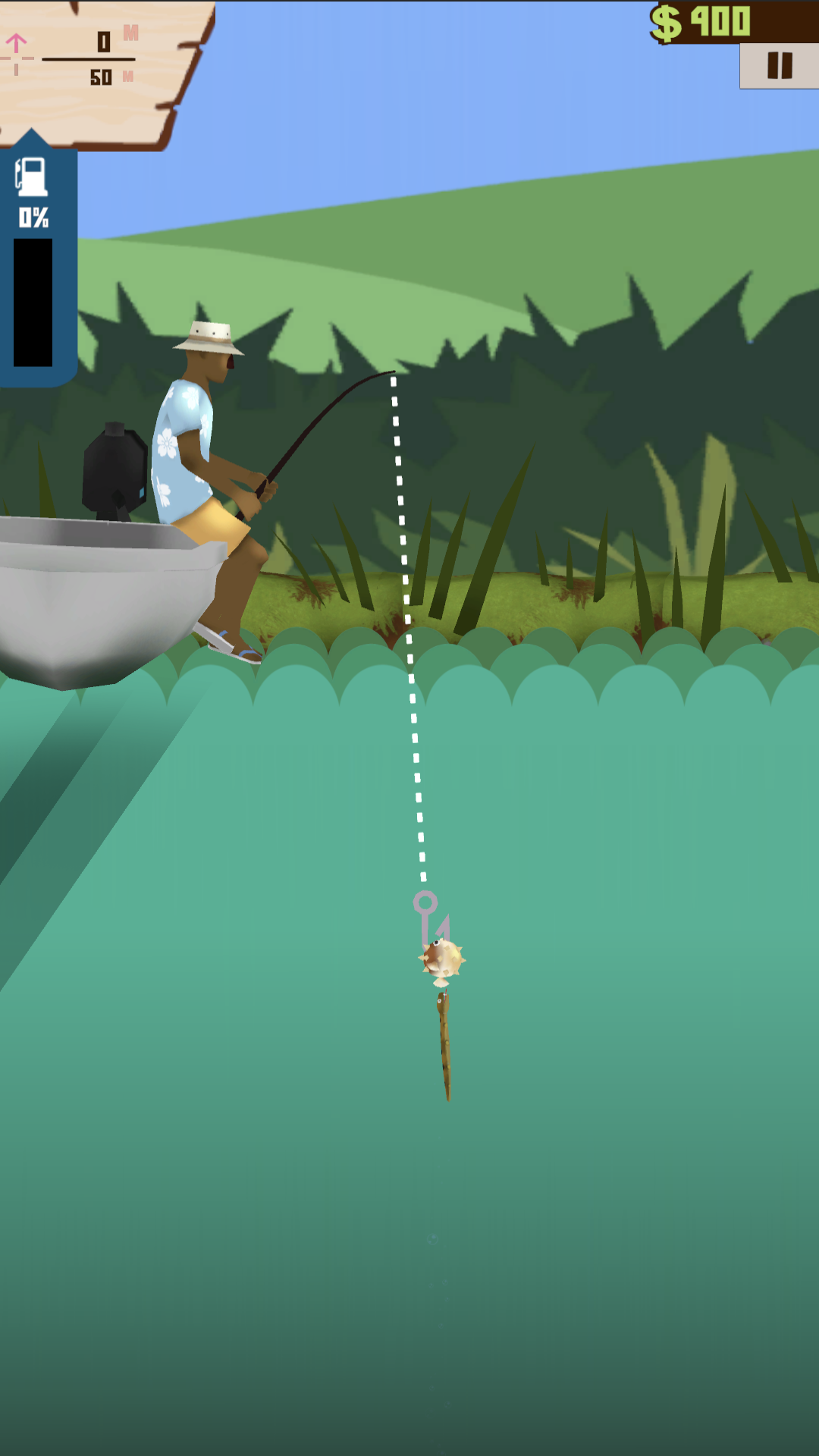 Captura de Tela do Jogo Fishing Frenzy: Catch & Shoot