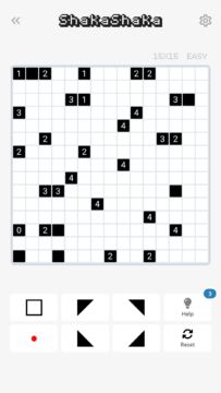 Cuplikan Layar Game ShakaShaka: Logic Puzzle Game
